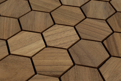 Decorative wall panel Promenade thermo Abachi