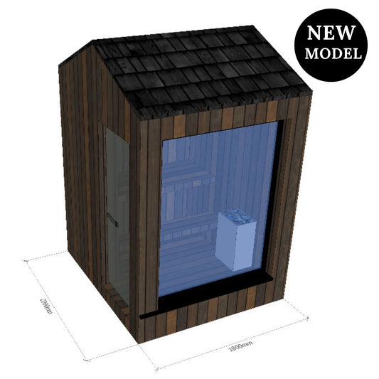 EPIC MINI Thermowood sauna 2,0x1,8m