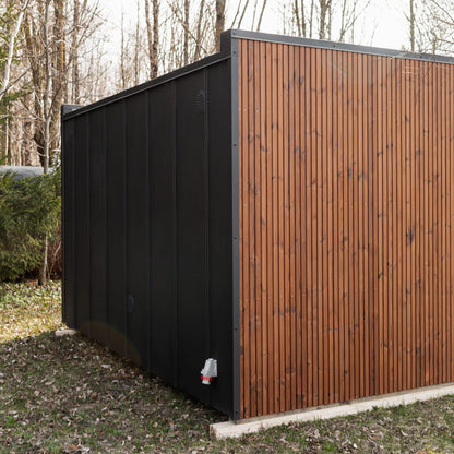 Rahmensauna LAKE Thermoholz 240×400
