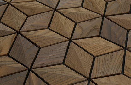 Decorative wall panel Geometric Quartz thermoash