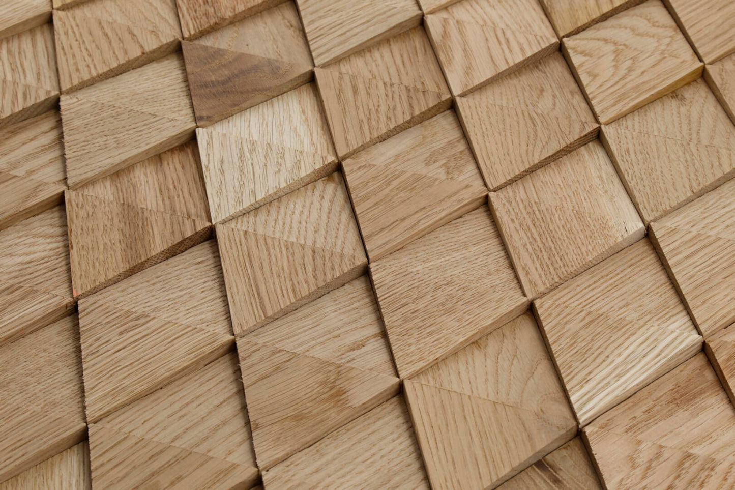 Decorative wall panel Geometric Sapphire oak