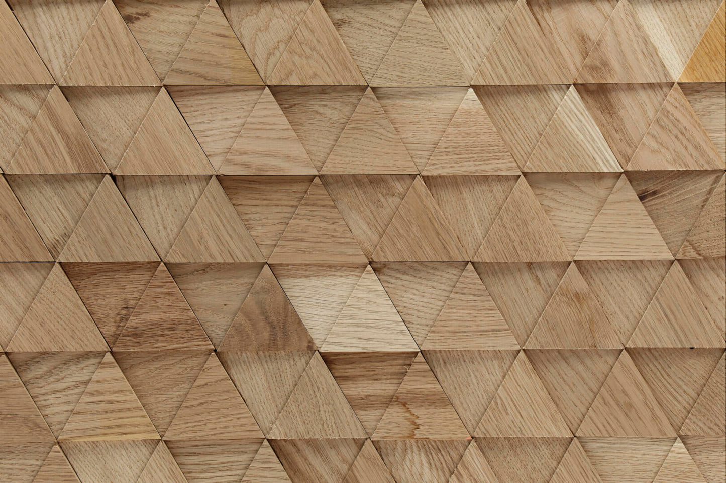 Decorative wall panel Geometric Sapphire oak