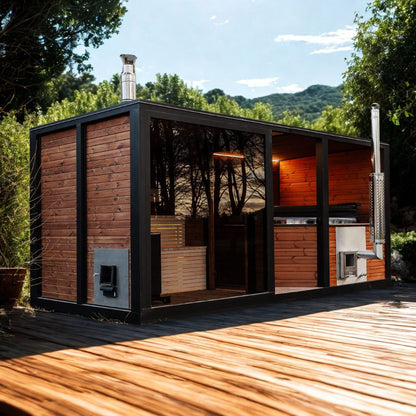 2in1 Home Spa – Thermo wood