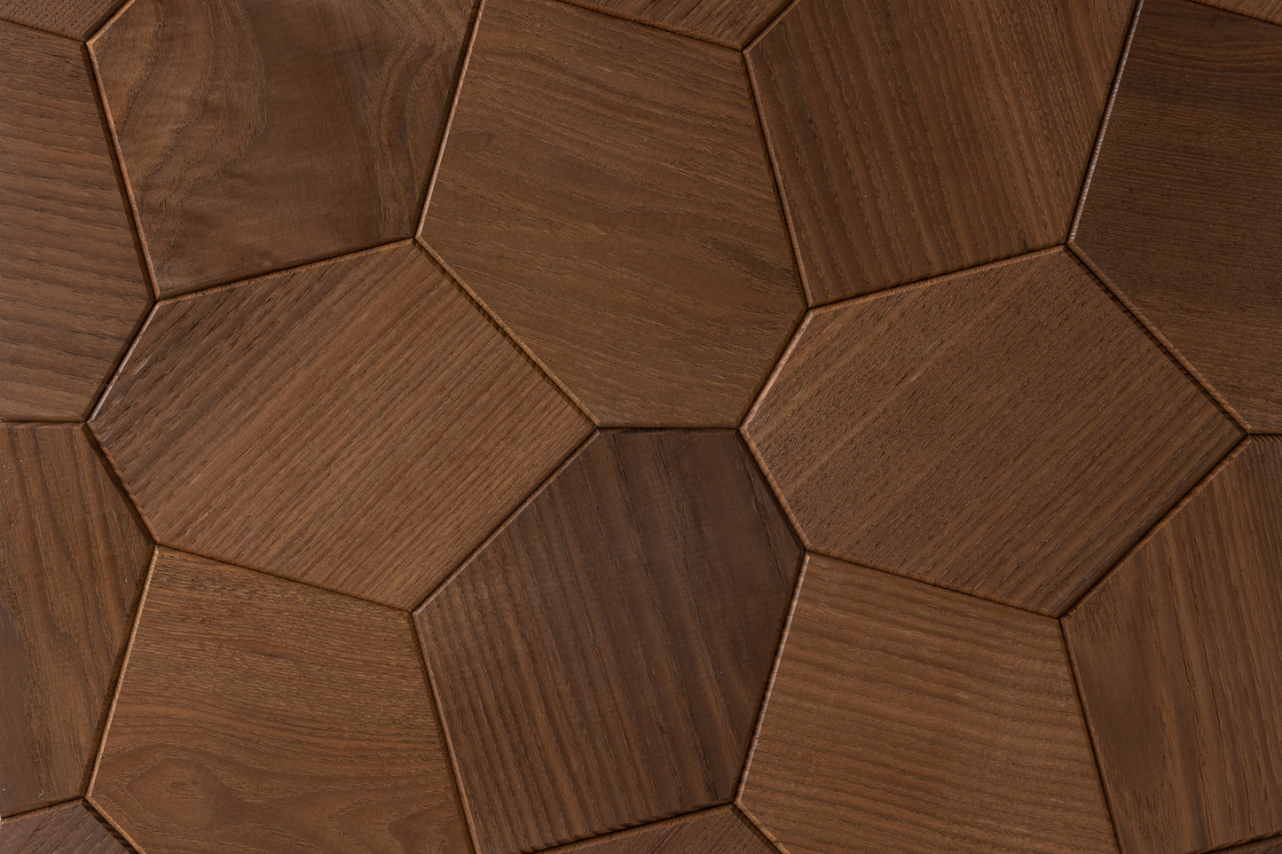 Decorative wall panel Hexagon thermoash