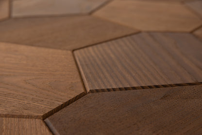 Decorative wall panel Hexagon thermoash