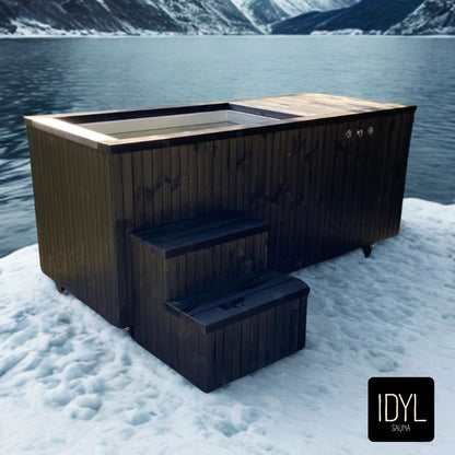 ICILY Eisbad aus Stahl