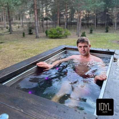 ICILY Eisbad aus Stahl