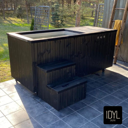 ICILY Eisbad aus Stahl