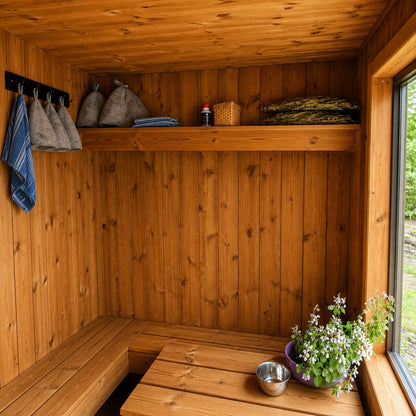 IDYL premium sauna WIDE with lounge