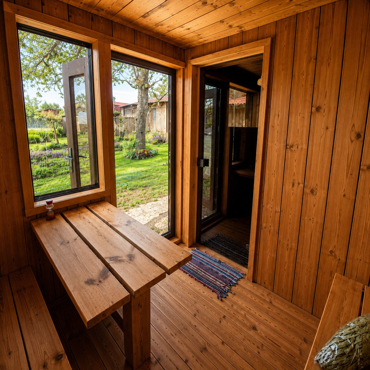 IDYL premium sauna WIDE with lounge
