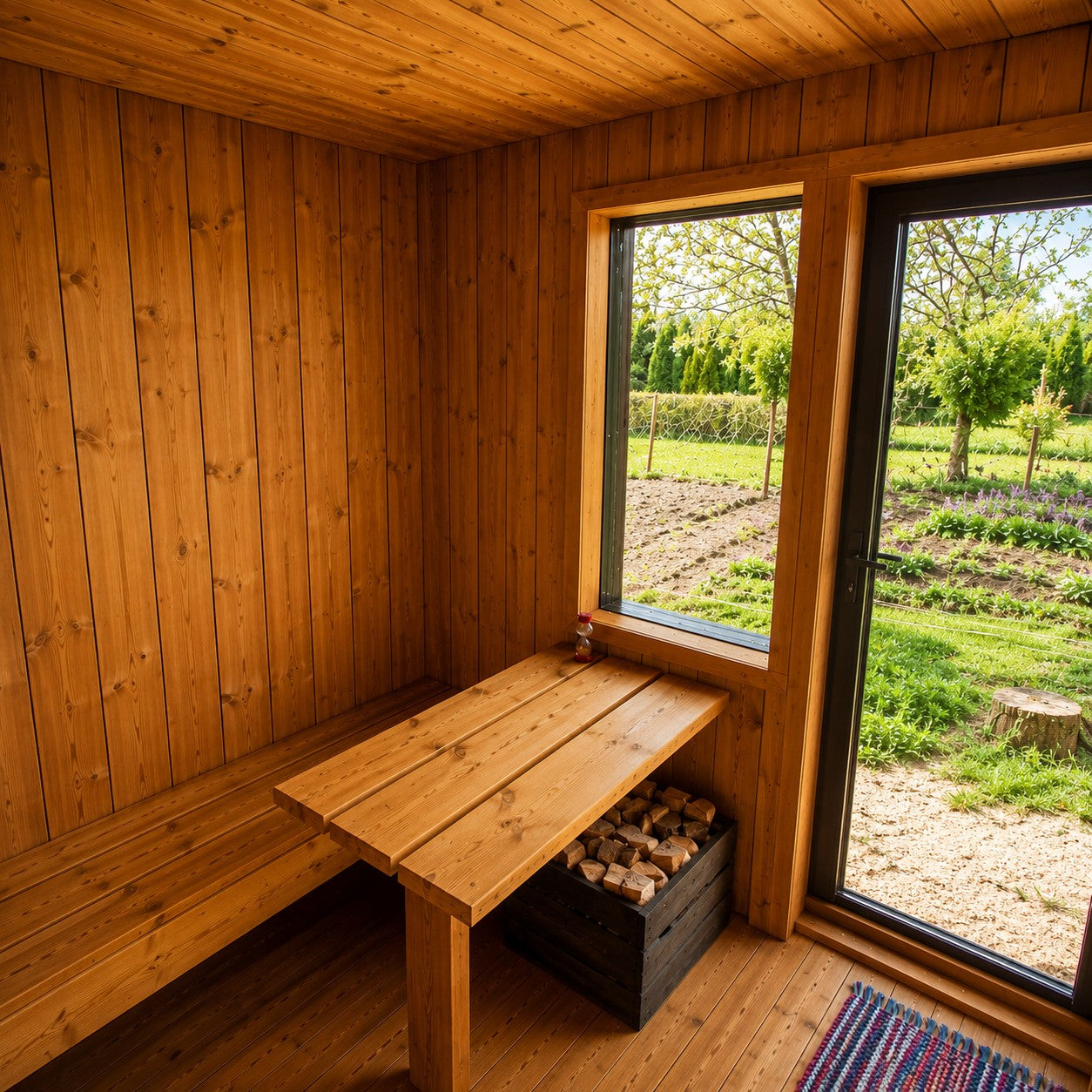 IDYL premium sauna WIDE with lounge