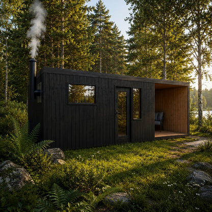 IDYL premium sauna WIDE with lounge