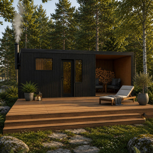 IDYL premium sauna WIDE with lounge