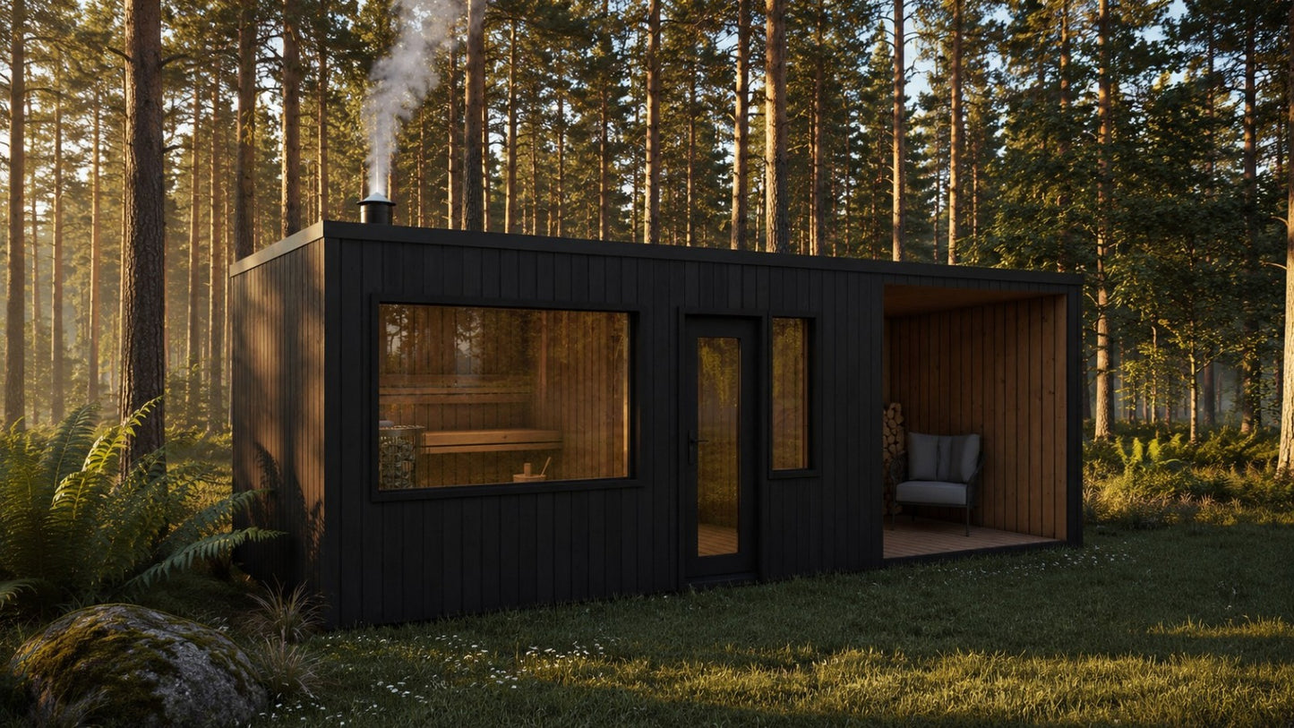 IDYL premium sauna WIDE with lounge