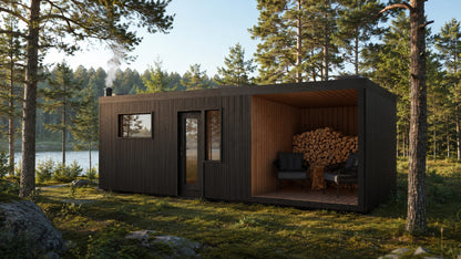 IDYL premium sauna WIDE with lounge