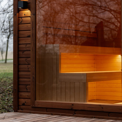 Rahmensauna Thermowood 245×340