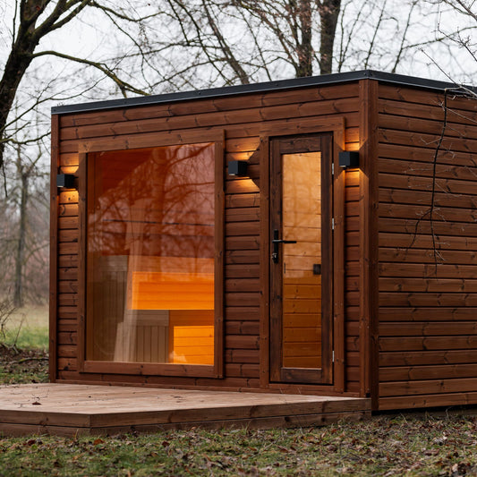 Rahmensauna Thermowood 245×340