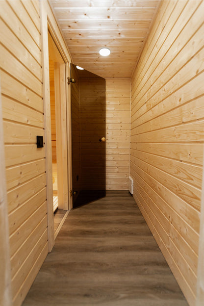Rahmensauna Thermowood 245×340