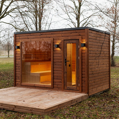 Rahmensauna Thermowood 245×340