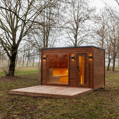 Rahmensauna Thermowood 245×340
