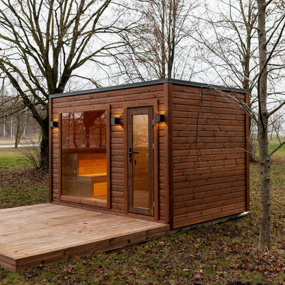 Rahmensauna Thermowood 245×340