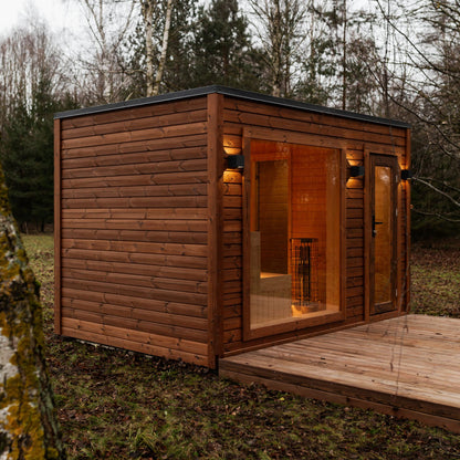 Rahmensauna Thermowood 245×340