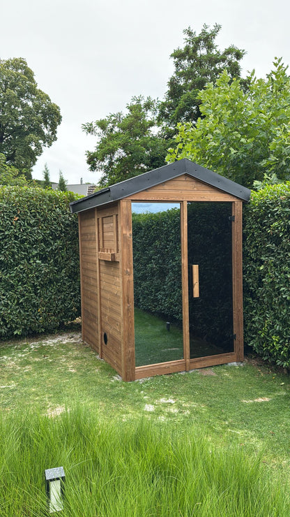 Handcrafted Thermowood "moti" DIY sauna 40
