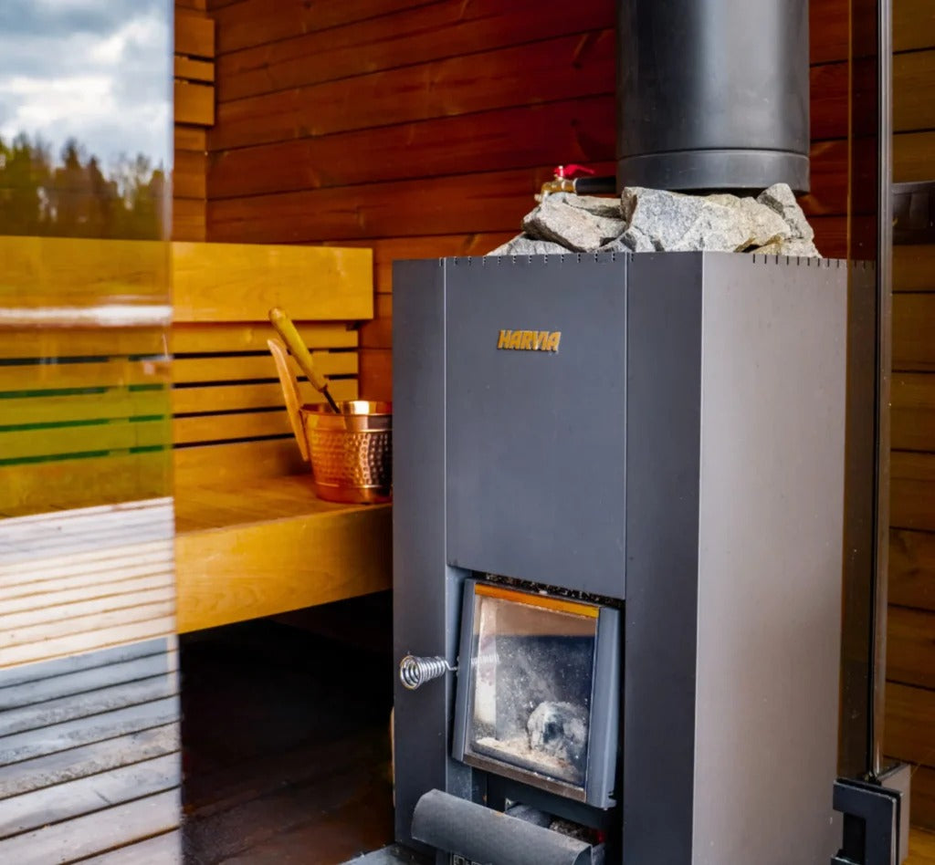 Handgefertigte Thermoholz-Sauna Arona Premium