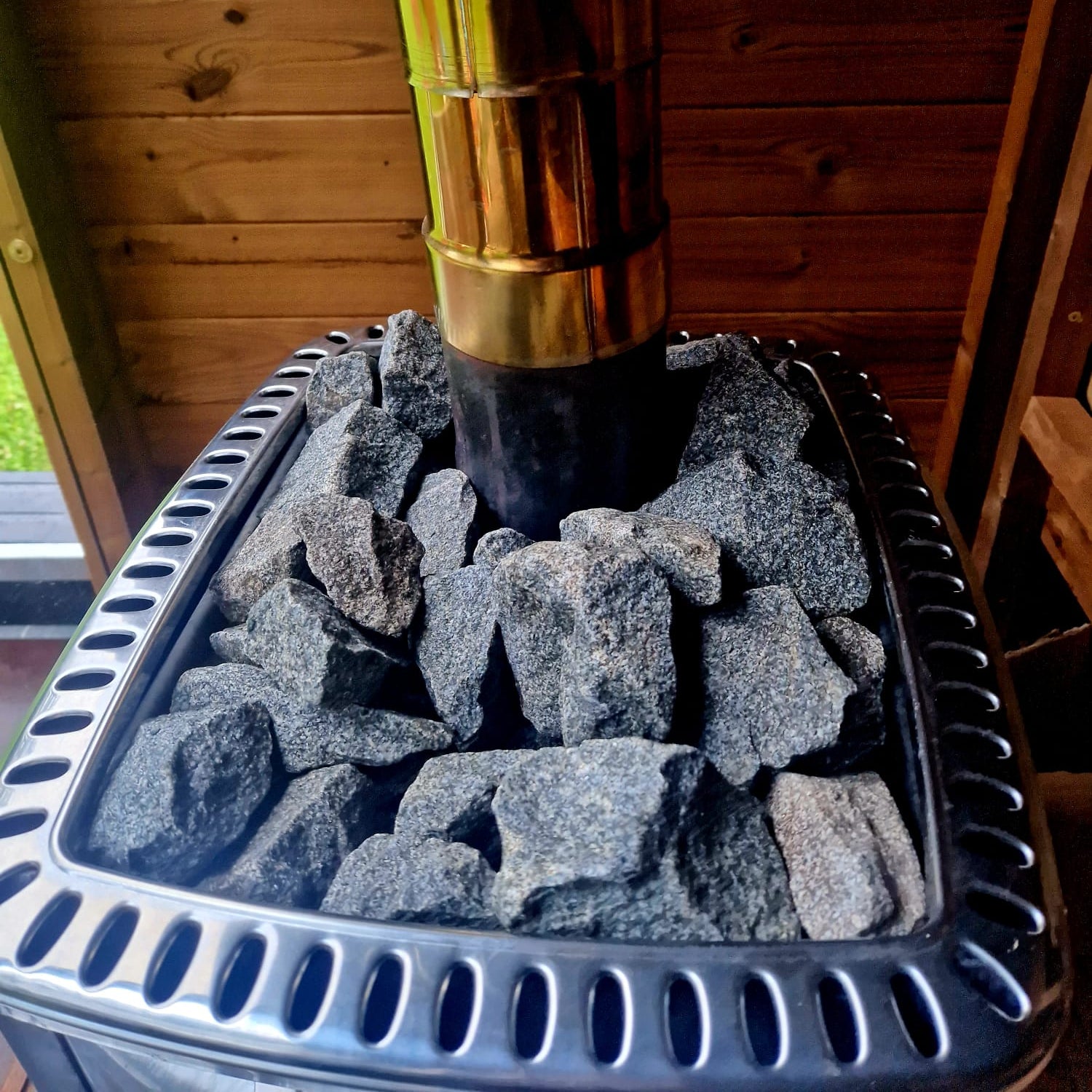 High quality wood burning sauna stove for home, spa, and traditional sauna use